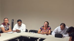 Mesas de trabajo con la Sego